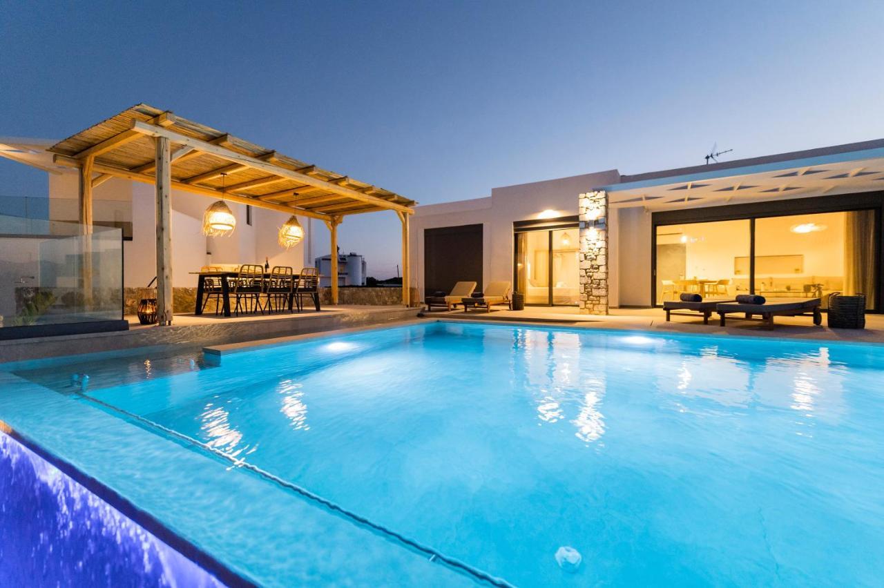 Grand Blue Villas Lachania Bagian luar foto